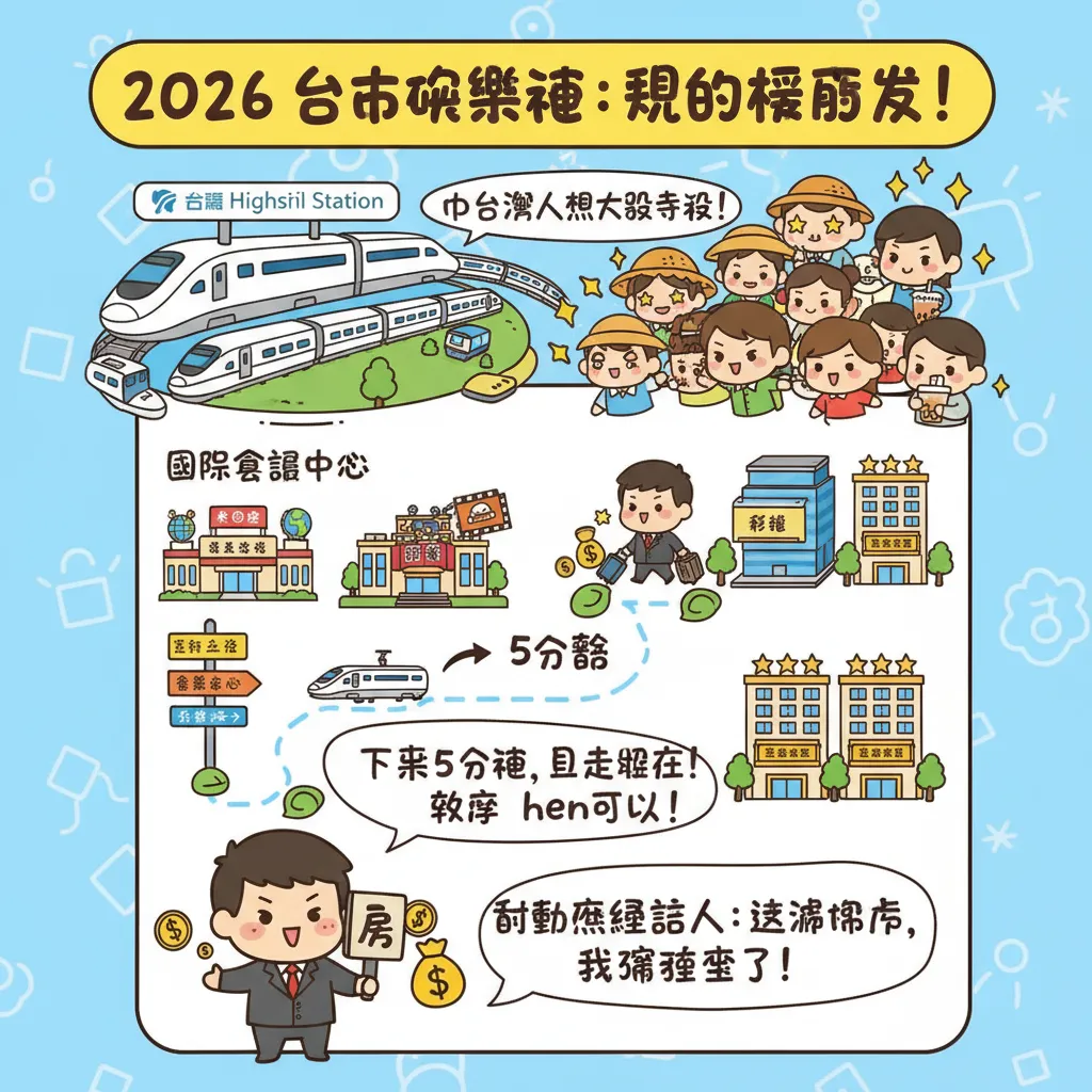 臺中娛樂城進駐三鐵共構，打造全新交通轉運樞紐