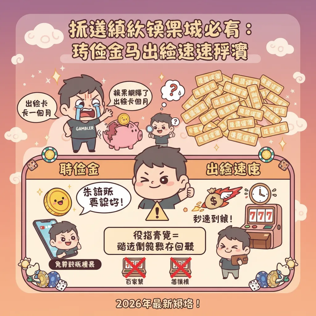 挑選線上娛樂城必看：體驗金與出金速度評測